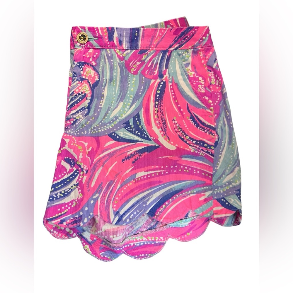 Lilly Pulitzer Pink and Purple High Waist Shorts